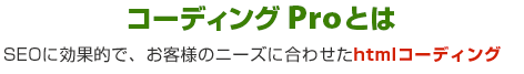 コーディングProとは？